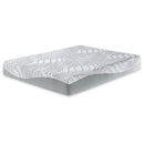 10 Inch Memory Foam - White - Queen Mattress-Washburn's Home Furnishings