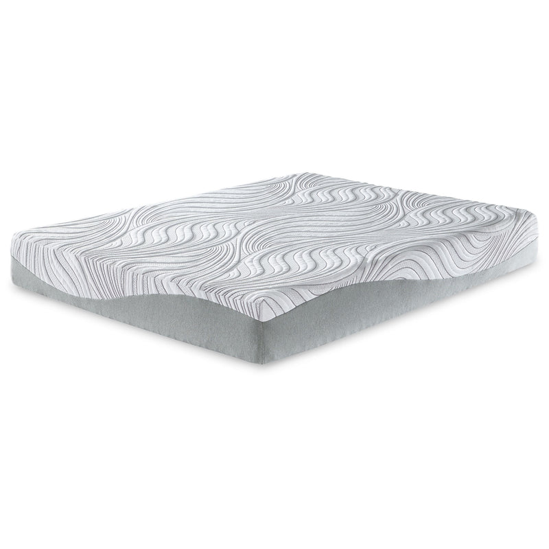 10 Inch Memory Foam - White - Queen Mattress-Washburn's Home Furnishings