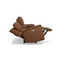 Flexsteel Henry Leather Power Reclining Sofa with Power Headrests & Lumbar in Caramel