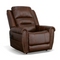 Flexsteel Oscar Fabric Power Lift Recliner with Right-Hand Control & Power Headrest in Pumpernickel