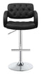 29" Adjustable Height Bar Stool - Black-Washburn's Home Furnishings