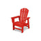 Polywood Kids Casual Chair in Sunset Red