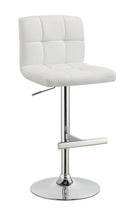 Adjustable Height Bar Stools - White (set Of 2)-Washburn's Home Furnishings