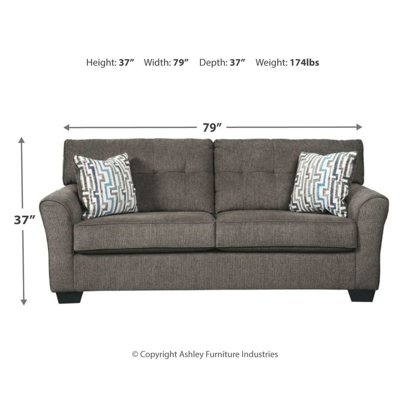 Alsen - Granite - Full Sofa Sleeper-Washburn's Home Furnishings