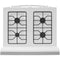 Amana® 30-inch Gas Range with Easy-Clean Glass Door in White-Washburn's Home Furnishings