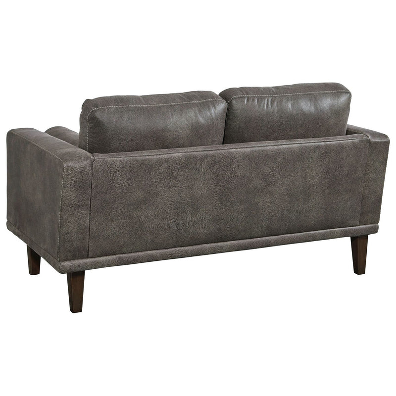 Arroyo - Dark Gray - Loveseat-Washburn's Home Furnishings