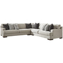 Artsie - Ash - Left Arm Facing Sofa 3 Pc Sectional-Washburn's Home Furnishings