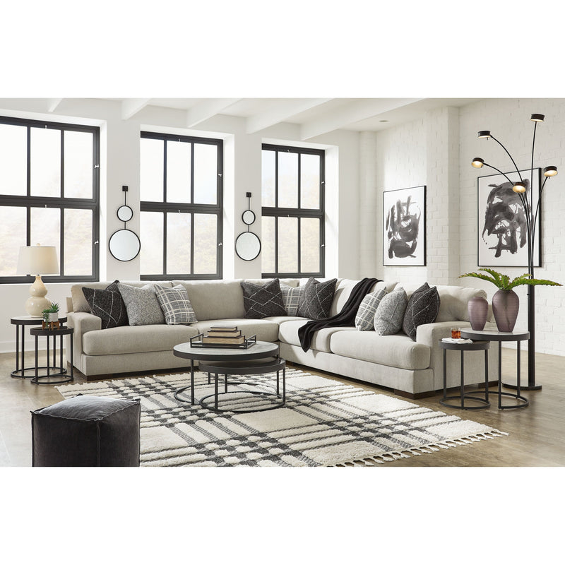 Artsie - Ash - Left Arm Facing Sofa 3 Pc Sectional-Washburn's Home Furnishings