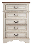 Ashely Realyn Chest in Chipped White-Washburn's Home Furnishings