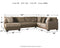 Ashley Abalone 3 Pc Sectional Right Sofa/Left Chaise-Washburn's Home Furnishings