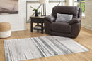 Ashley Abanett Large Rug in Gray 7'10" x 10'2"-Washburn's Home Furnishings