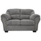 Allmaxx - Pewter - Loveseat-Washburn's Home Furnishings