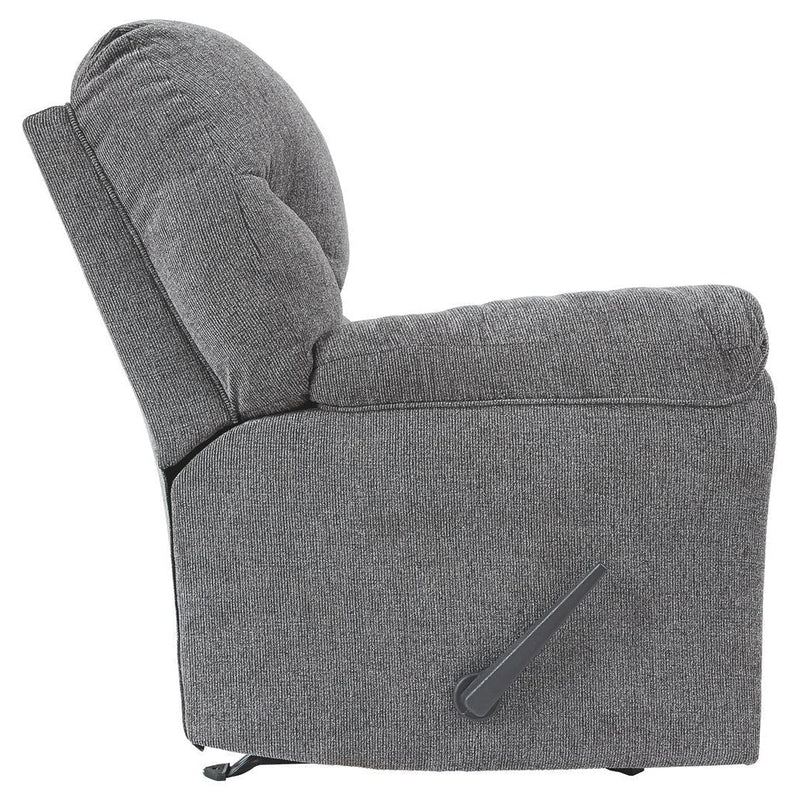 Allmaxx - Pewter - Rocker Recliner-Washburn's Home Furnishings