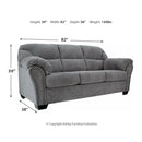 Allmaxx - Pewter - Sofa-Washburn's Home Furnishings