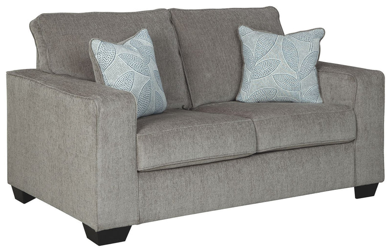 Ashley Altari Loveseat in Light Gray-Washburn's Home Furnishings