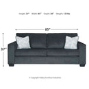 Altari - Dark Gray - Sofa-Washburn's Home Furnishings