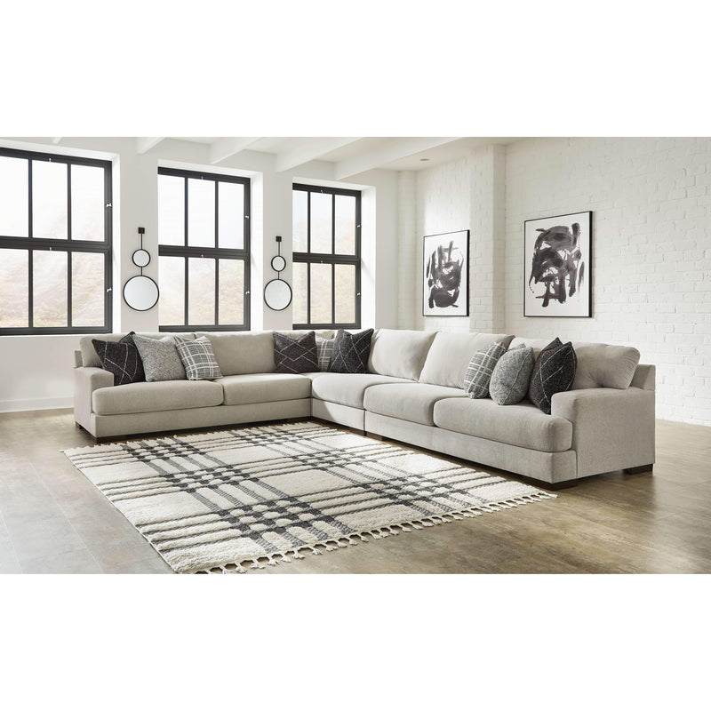 Ashley Artsie Left Arm Facing Sofa 4 Pc Sectional in Ash-Washburn's Home Furnishings