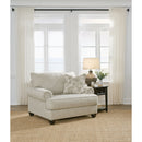 Ashley Asanti Chair & A Half w/Ottoman in Fog-Washburn's Home Furnishings