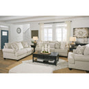 Ashley Asanti Chair & A Half w/Ottoman in Fog-Washburn's Home Furnishings