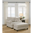 Asanti - Fog - 2 Pc. - Chair And A Half, Ottoman-Washburn's Home Furnishings