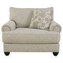 Asanti - Fog - Chair And A Half-Washburn's Home Furnishings