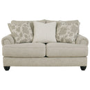 Ashley Asanti Loveseat in Fog-Washburn's Home Furnishings