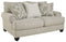 Ashley Asanti Loveseat in Fog-Washburn's Home Furnishings