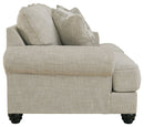 Ashley Asanti Loveseat in Fog-Washburn's Home Furnishings