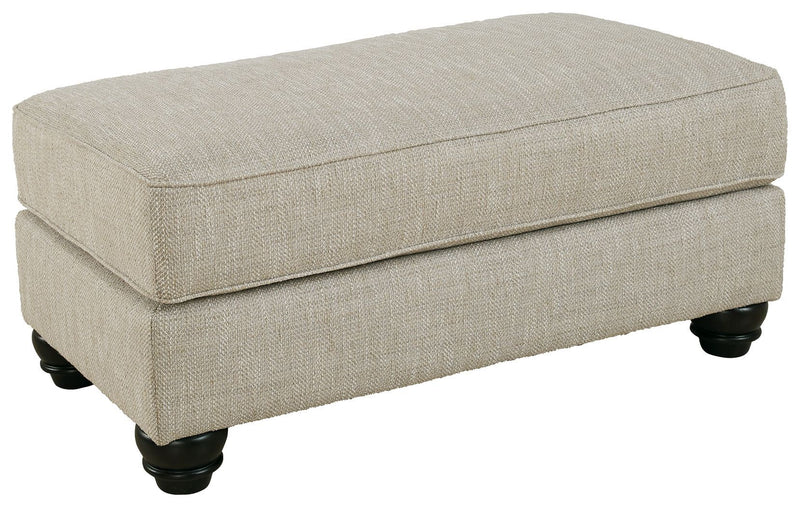 Ashley Asanti Ottoman in Fog-Washburn's Home Furnishings