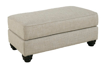 Ashley Asanti Ottoman in Fog-Washburn's Home Furnishings