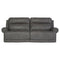 Ashley Austere 2 Seat Reclining Sofa in Gray-Washburn's Home Furnishings