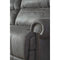 Ashley Austere 2 Seat Reclining Sofa in Gray-Washburn's Home Furnishings