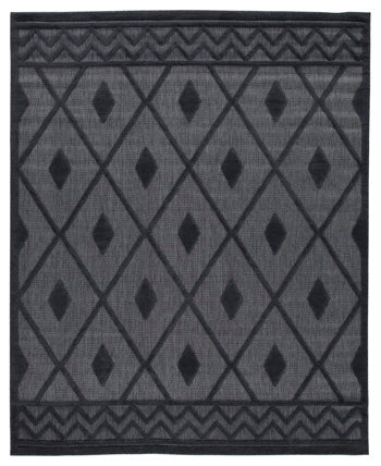 Ashley AverlainLarge Rug in Black/Gray 7'10'' x 9'10''-Washburn's Home Furnishings