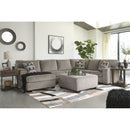 Ballinasloe - Platinum - Left Arm Facing Chaise 3 Pc Sectional-Washburn's Home Furnishings