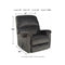 Ballinasloe - Smoke - Rocker Recliner-Washburn's Home Furnishings