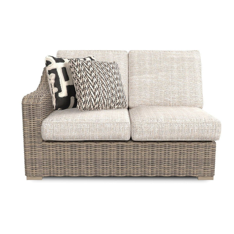 Beachcroft - Beige - RAF/LAF Loveseat w/CUSH-Washburn's Home Furnishings