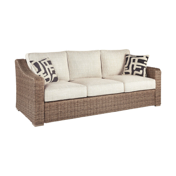 Beachcroft - Beige - Sofa with Cushion-Washburn's Home Furnishings