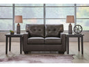 Ashley Belziani Loveseat in Storm-Washburn's Home Furnishings