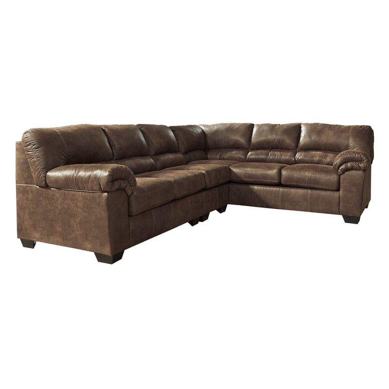 Bladen - Coffee - Left Arm Facing Sofa 3 Pc Sectional-Washburn's Home Furnishings