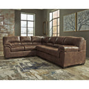 Ashley Bladen Left Sofa, Right Sofa & Armless Chair 3 Piece Sectional in Coffee-Washburn's Home Furnishings