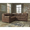 Ashley Bladen Right Sofa, Left Loveseat 2 Piece Sectional in Coffee-Washburn's Home Furnishings