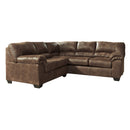 Bladen - Coffee - Left Arm Facing Loveseat 2 Pc Sectional-Washburn's Home Furnishings