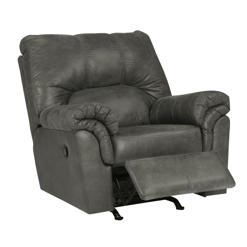 Ashley Bladen Rocker Recliner in Slate-Washburn's Home Furnishings