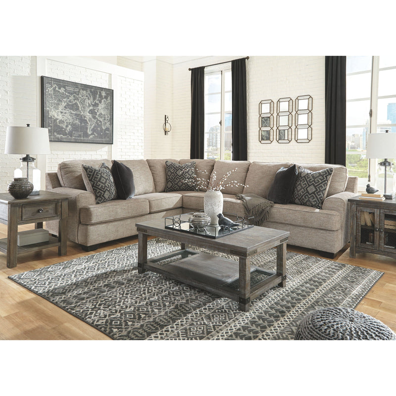 Bovarian - Stone - Left Arm Facing Sofa 3 Pc Sectional-Washburn's Home Furnishings