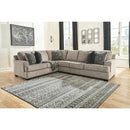 Bovarian - Stone - Left Arm Facing Sofa 3 Pc Sectional-Washburn's Home Furnishings