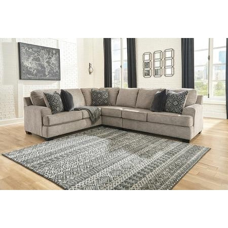 Bovarian - Stone - Left Arm Facing Sofa 3 Pc Sectional-Washburn's Home Furnishings