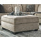 Bovarian - Stone - Ottoman With Storage-Washburn's Home Furnishings