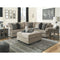 Bovarian - Stone - Left Arm Facing Loveseat 2 Pc Sectional-Washburn's Home Furnishings