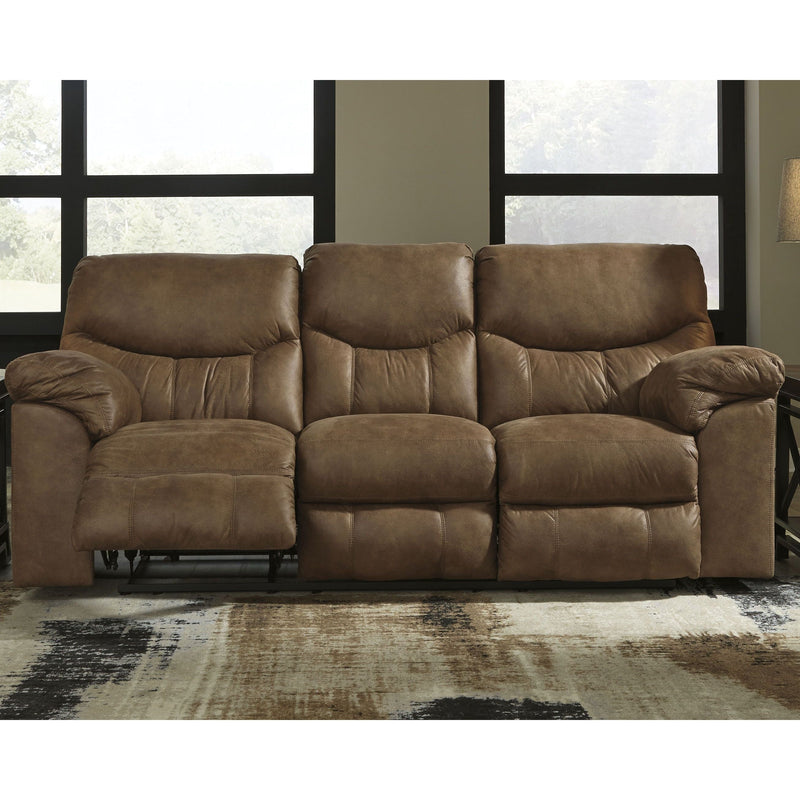 Ashley Boxberg - Light Brown - Reclining Sofa-Washburn's Home Furnishings