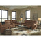 Ashley Boxberg Reclining Sofa in Light Brown-Washburn's Home Furnishings